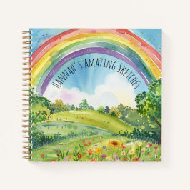 Cuaderno Esquemas del arcoiris para dibujos y dibujos