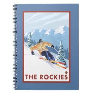 Cuaderno Esquí de nieve cuesta abajo - Las Rockies