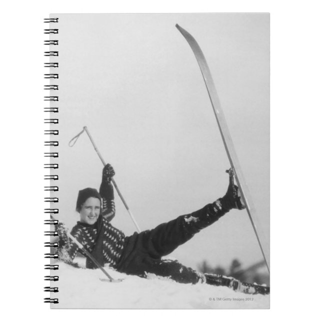 Cuaderno Esquiador 2 de la mujer (Frente)