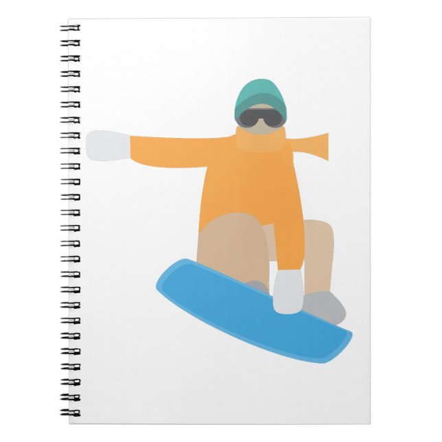 Cuaderno Esquiador de nieve (Frente)