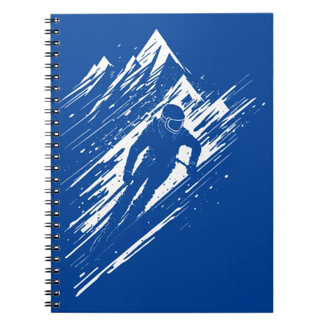 Cuaderno Esquiar el arte gráfico de la silueta (Frente)