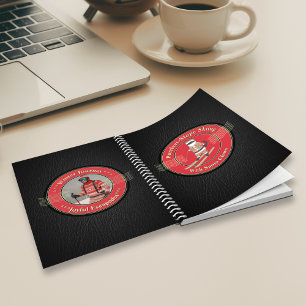 Cuaderno Esquiar en pendiente perfecta con espiral de Santa