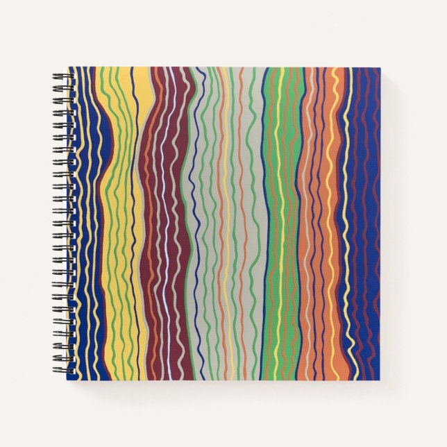 Cuaderno Esquiggles modernos 3 portátiles (Anverso)