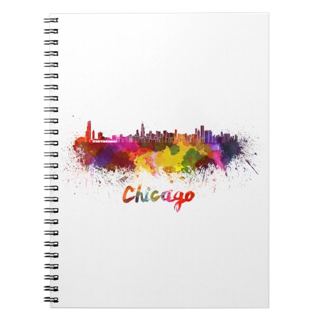 Cuaderno Esquina de Chicago en acuarela (Frente)