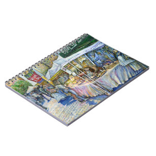 Cuaderno Esquina de la granja de cerdos voladores y un poco