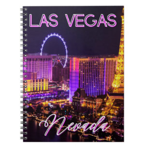 Cuaderno Esquina de Las Vegas Nevada