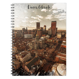 Cuaderno Esquina mínima de Denver Colorado