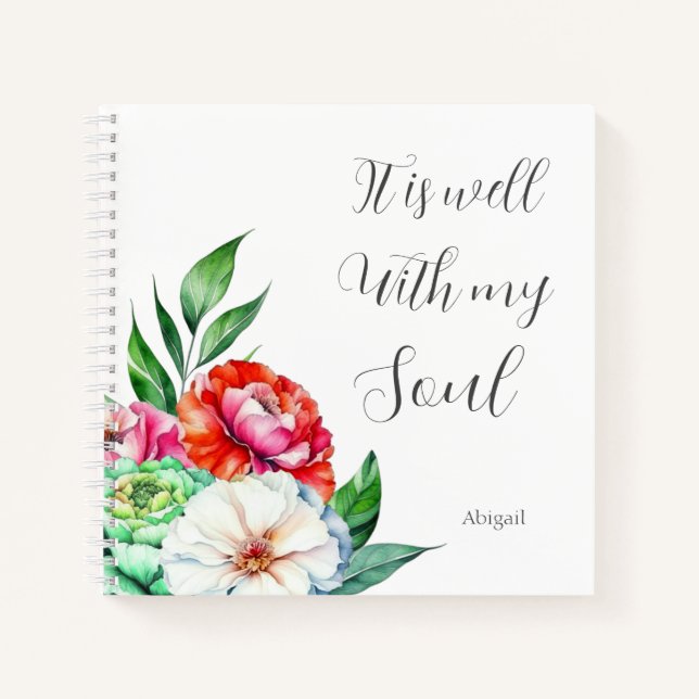 Cuaderno Está Bien Con Mi Alma (Anverso)
