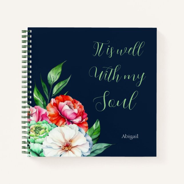 Cuaderno Está Bien Con Mi Alma (Anverso)