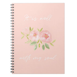 Cuaderno Está bien con mi alma Floral Journal