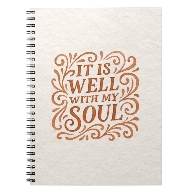 Cuaderno Está bien con mi tipografía del alma (Frente)