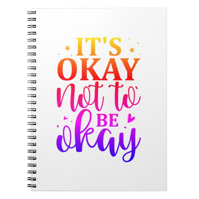 Cuaderno Está bien no estar bien (Frente)