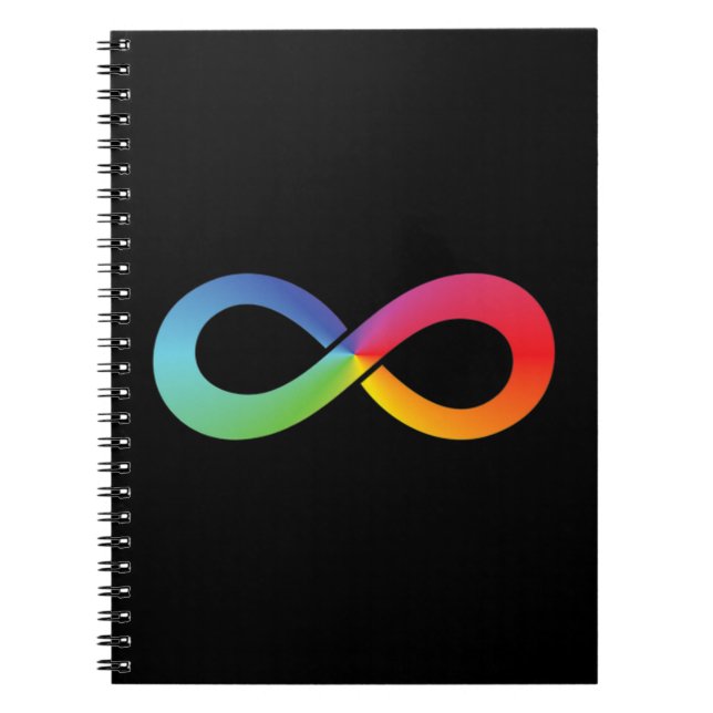 Cuaderno Esta camiseta infinita de arcoiris simboliza cualq (Frente)