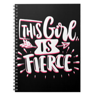 Cuaderno Esta Chica Es Fierce Empoderamiento Femenino