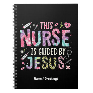 Cuaderno Esta enfermera está guiada por el regalo rellenado