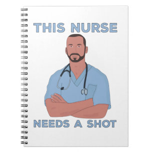 Cuaderno Esta Enfermera Necesita Un Disparo