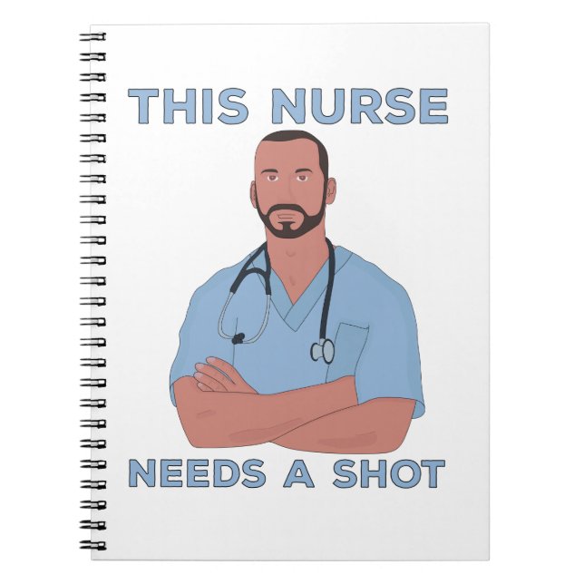 Cuaderno Esta Enfermera Necesita Un Disparo (Frente)