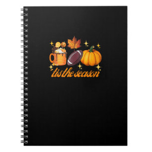 Cuaderno Esta es la temporada de la hoja de calabaza Latte
