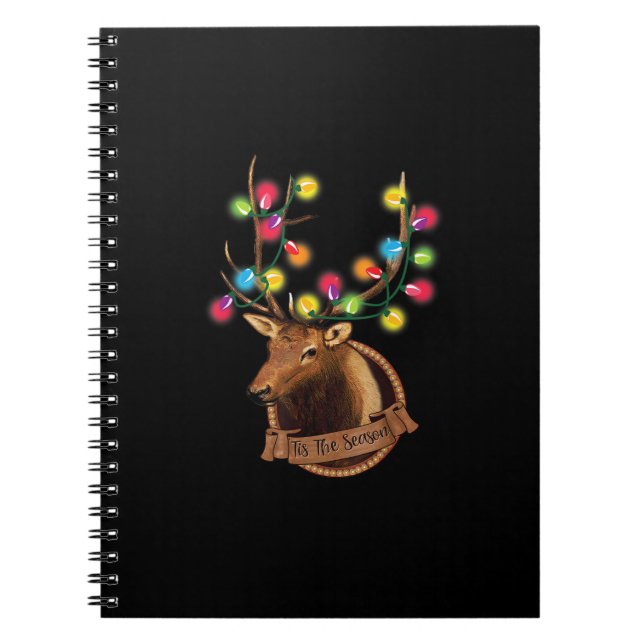 Cuaderno Esta Es La Temporada Montada De Reno Con Navidades (Frente)
