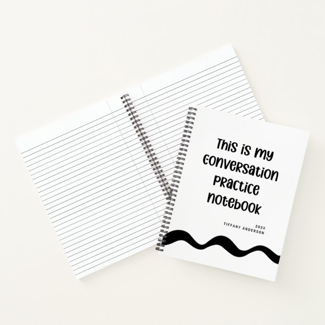 Cuaderno Esta Es Mi Práctica De Conversación Divertida Para (Interior)