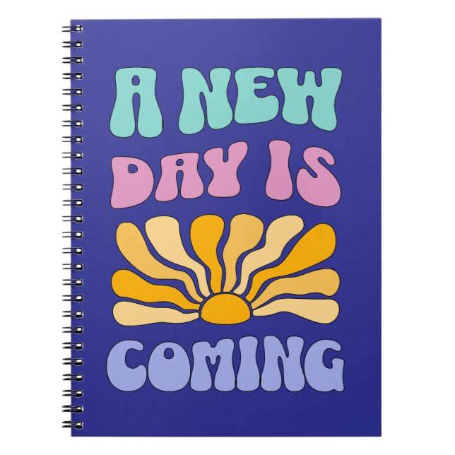Cuaderno Está llegando un nuevo día (Frente)