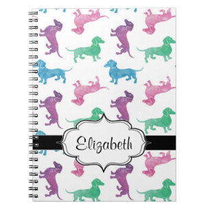 Cuaderno Está lloviendo Dachshunds