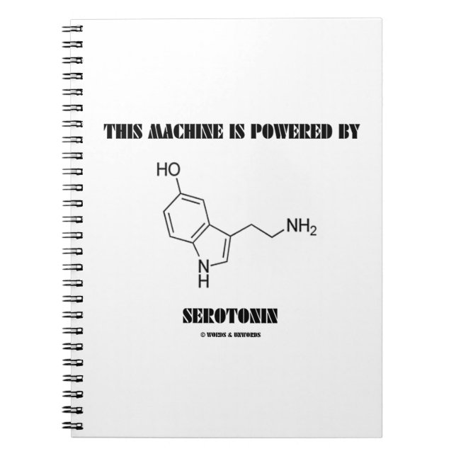 Cuaderno Esta Máquina Es Alimentada Por Serotonina (Química (Frente)