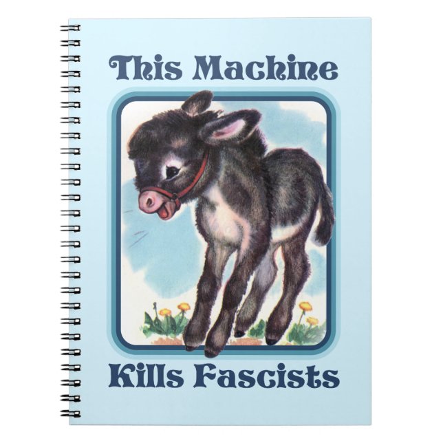 Cuaderno Esta máquina mata a fascistas (Frente)