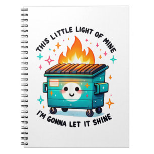 Cuaderno Esta Pequeña Luz Mía - Fuego en el Contenedor