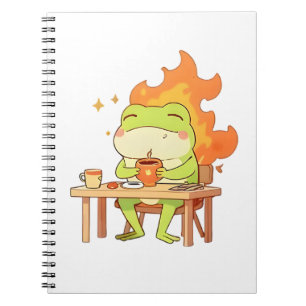 Cuaderno Esta Rana Está Bien Diseño Divertido Kawaii