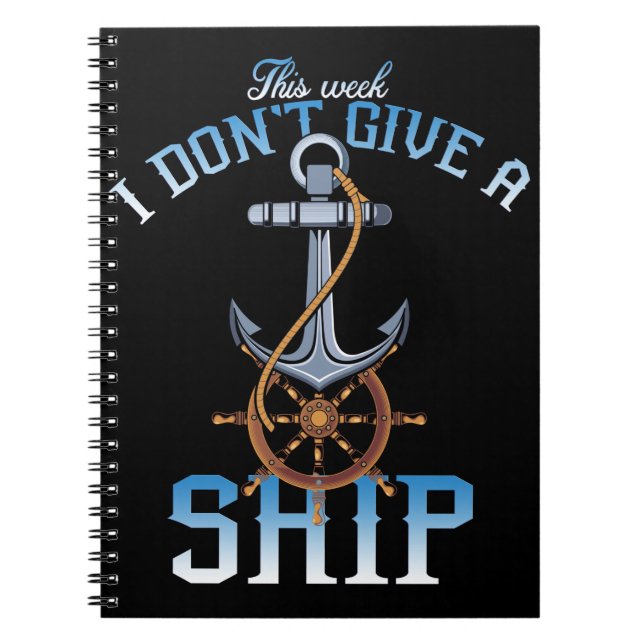 Cuaderno esta semana no le doy a un barco (Frente)