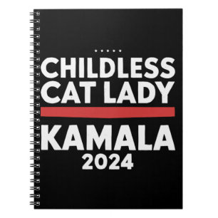 Cuaderno Esta Señora de los Gatos sin Hijos Vota por Kamala