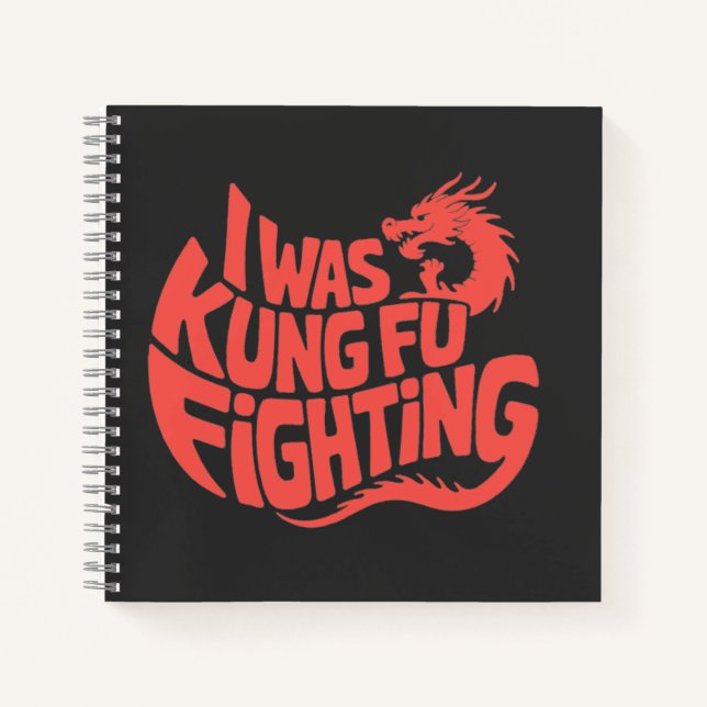 Cuaderno Estaba peleando en kung fu (Anverso)