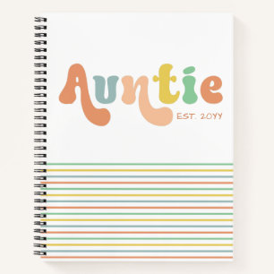 Cuaderno Establecimiento de la tía Personalizado Groovy R