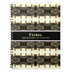 Cuaderno Estación central de ferrocarril de Bagdad Irak vin