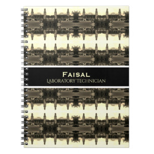 Cuaderno Estación de ferrocarril central de Bagdad Irak Vin