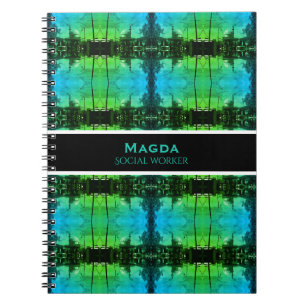 Cuaderno Estación de gasolina vintage Irak Bagdad en mezqui