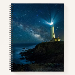 Cuaderno Estación de luz Pigeon Point California