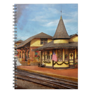 Cuaderno Estación de tren - Ferrocarril de vapor New Hope