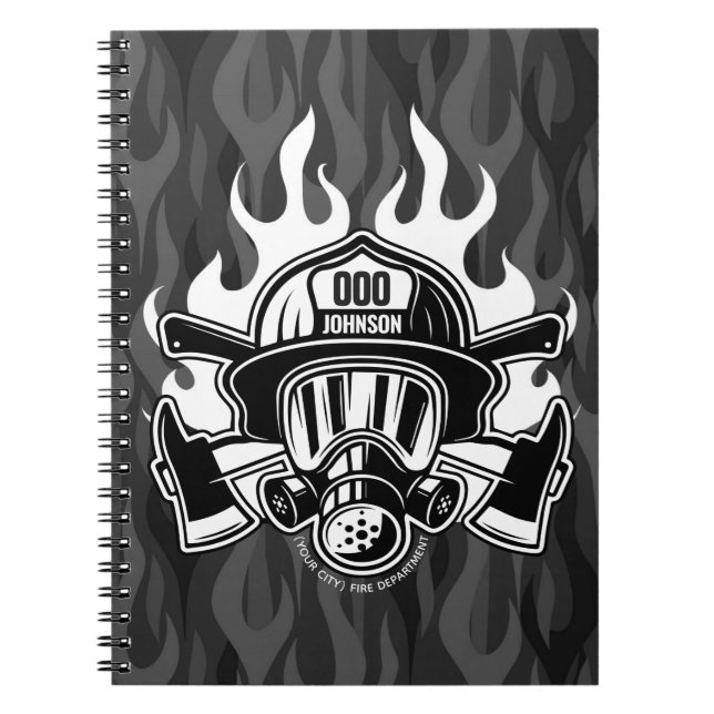 Cuaderno Estación del Departamento de Bomberos de Rescate d (Frente)