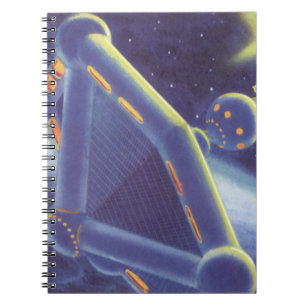 Cuaderno Estación Espacial en Órbita de Ciencia Ficción Vin