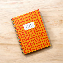 Cuaderno Estacionamiento de bloc de notas de patrón de comp