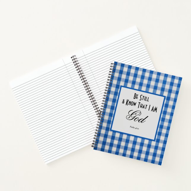 Cuaderno Estad quietos y sabed que yo soy DIOS (Interior)