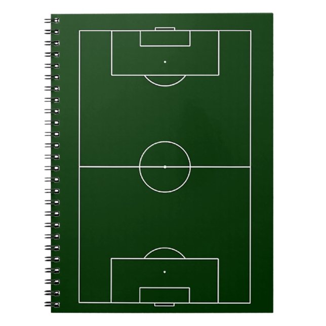Cuaderno estadio de fútbol verde (Frente)