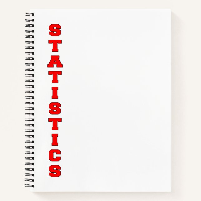 Cuaderno Estadísticas (Anverso)