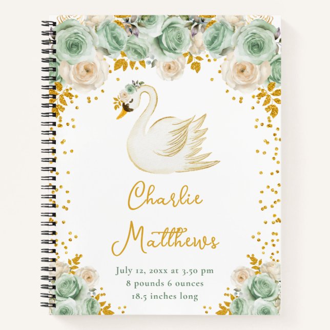 Cuaderno Estadísticas de Nacimientos de Rosas Verdes y Dora (Anverso)