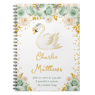 Cuaderno Estadísticas de Nacimientos de Rosas Verdes y Dora