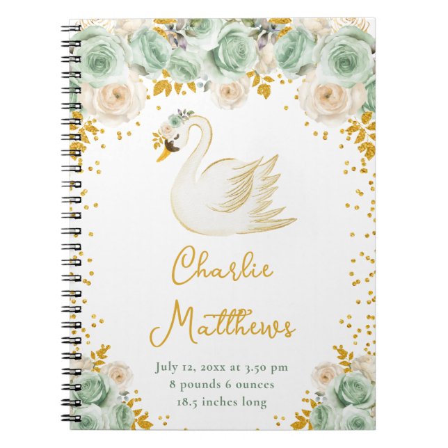 Cuaderno Estadísticas de Nacimientos de Rosas Verdes y Dora (Frente)