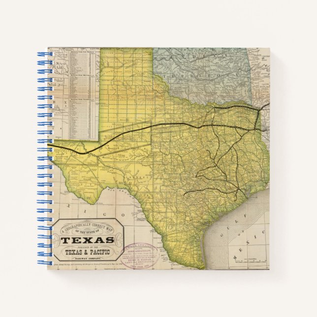 Cuaderno Estado de Texas 2 (Anverso)