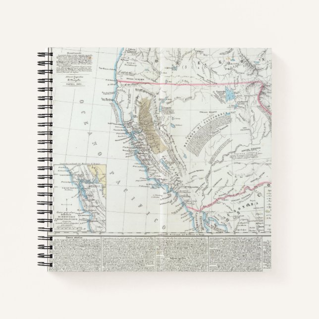 Cuaderno Estados Unidos de California (Anverso)